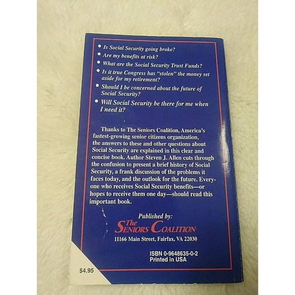 Violation Of Trust, Steven J Allen (1995, Paperback) Social Security Guide Book - Picture 2 of 3
